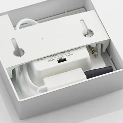 LED-loftlampe Alette, sølv, 12,2 cm, dæmpbar^PRIOS Online