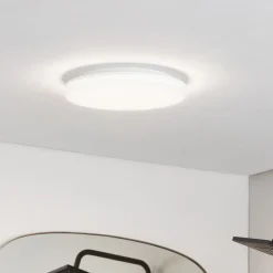 PRIOS Loftlamper>LED-loftlampe Artin, Ø 33 cm, hvid, CCT, IP65