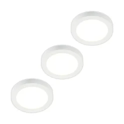 LED-loftlampe Edwina, hvid, 25 cm, sæt med 3 stk^PRIOS Sale