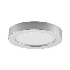 LED-loftlampe Edwina, sølv, 23 cm, CCT, IP44^PRIOS Clearance