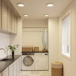 LED-loftlampe Edwina, sølv, 25 cm, sæt med 3 stk^PRIOS