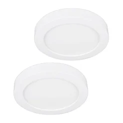 LED-loftlampe Edwina, hvid, 23 cm, sæt med 2 stk^PRIOS Discount