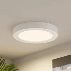 PRIOS Loftlamper>LED-loftlampe Edwina, hvid, 25 cm, sæt med 10 stk