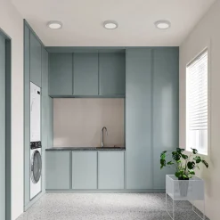 LED-loftlampe Edwina, sølv, 23 cm, sæt med 3 stk^PRIOS Outlet