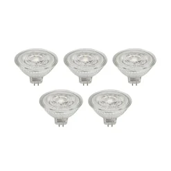 LED-reflektor GU5.3 4.3W 345lm 36° klar 827 sæt med 5 stk^PRIOS Sale