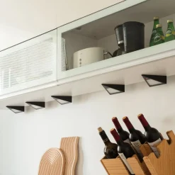 Odia LED-underskabsbelysning, sort, sæt med 5 stk^PRIOS Clearance