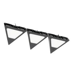 PRIOS Odia LED-underskabsbelysning, sort, 3 stk