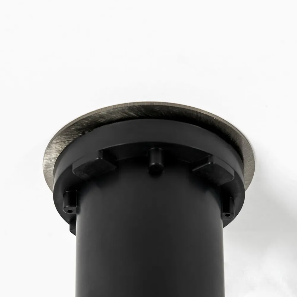 PRIOS Nedgravet Udebelysning|Udendørs Spot>Riya nedgravningslampe, rund, stål