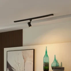 skinnespot Jorell, sort, 1 lyskilde, GU10, metal^PRIOS