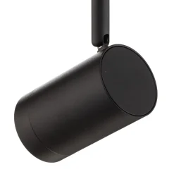 skinnespot Jorell, sort, 1 lyskilde, GU10, metal^PRIOS