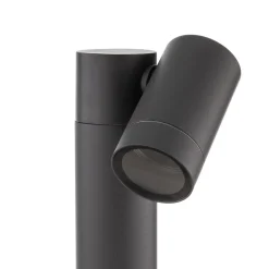 PRIOS spot med jordspyd Tulimar, højde 40 cm, antracit, aluminium