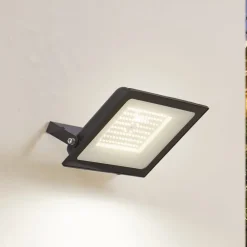 PRIOS Terrassebelysning|Udendørs Spot>udendørs LED-spot Maikel, 100W, 8000lm, metal