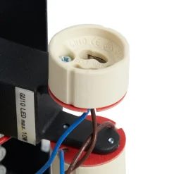 udendørs væglampe Tetje, sort, rund, sensor, sæt af 2^PRIOS Sale