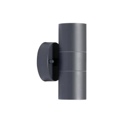 udendørs væglampe Tulimar, 2 lyskilder, antracit, metal^PRIOS Outlet