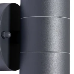 udendørs væglampe Tulimar, 2 lyskilder, antracit, metal^PRIOS Outlet