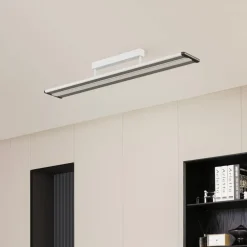 PRIOS Arbejdsrum/Kontor>Yuela LED-loftlampe, DALI, 120 cm, hvid