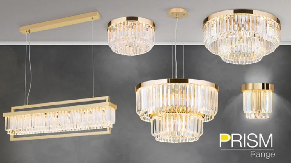 Prism LED-væglampe med up- and downlight, krom^ORION Outlet