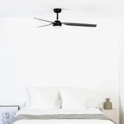 FARO BARCELONA Loftventilatorer>Punt M loftventilator, DC, LED-lampe, sort