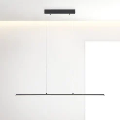 PURE LED hængelampe Lite, antracit, 100 cm, CCT, dæmpbar