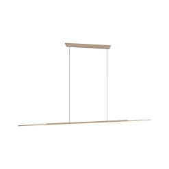 PURE LED hængelampe Overflade, bronze 160 cm aluminium 3.000 K
