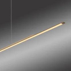 PURE LED hængelampe Overflade, bronze 160 cm aluminium 3.000 K