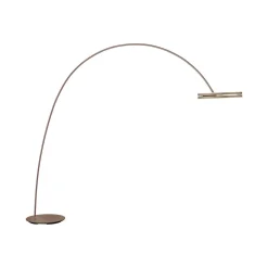 LED-gulvlampe Loop-Bow, bronzefarvet, rækkevidde 290 cm^PURE Outlet