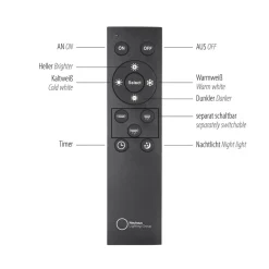LED-gulvlampe Loop-Bow, bronzefarvet, rækkevidde 290 cm^PURE Outlet