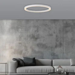 PURE Loftlamper|Loftlamper>LED-loftlampe Lines, Ø 70 cm, hvid, CCT-fjernbetjening