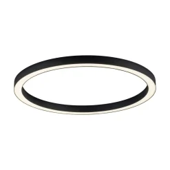 LED-loftlampe Lines, Ø 70 cm, antracit, CCT, fjernbetjening^PURE New