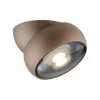 PURE Loftlamper|Spotlights>LED-loftspot Move, Ø 12 cm, bronzefarvet, metal/glas