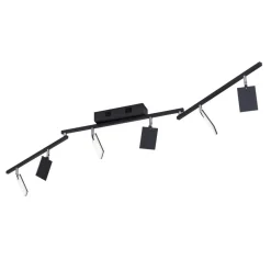 PURE Mira loftlampe 6 lk, fjernbetjening CCT, sort