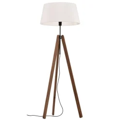 gulvlampe Reba, stativ, chintz hvid^Quitani New