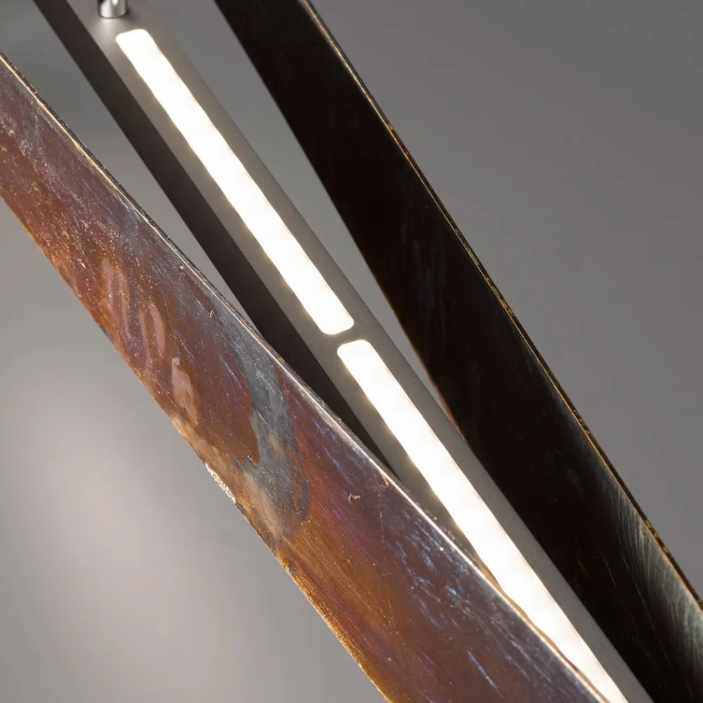 LED-pendel Lian, guldoxideret^Quitani Hot