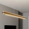 Quitani Pendellamper>LED-pendellampe Lexa, eg/sort, længde 118 cm