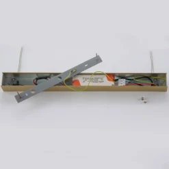 Quitani LED-pendellampe Tolu, længde 119 cm, messing