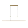 LED-pendellampe Tolu, længde 179 cm, messing^Quitani Best