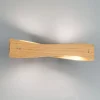 Quitani Væglamper>LED-væglampe Lian, egetræ