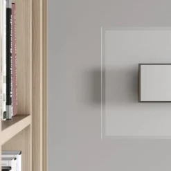 Quitani LED-væglampe Lole, aluminium, 59 x 29 cm, glas