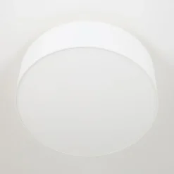 loftslampe Gala, Ø 50 cm, chintz, hvid, Ø 50 cm^Quitani Clearance