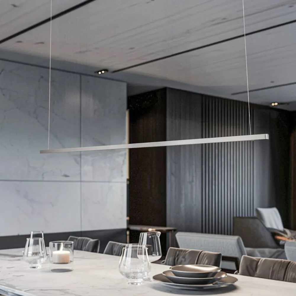 Quitani Talon LED-hængelampe aluminium/naturanodiseret 32W