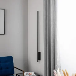 Quitani Væglamper|Væglamper>Talon LED-væglampe, mat sort anodisk