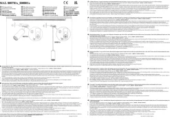 RAIL 230 V skinnesystem, sort, 4 LED-pendler, længde 1,5 m^Briloner Best
