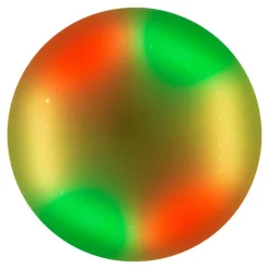 Näve Rainbow LED-loftlampe, dæmpbar, RGBW, natlys