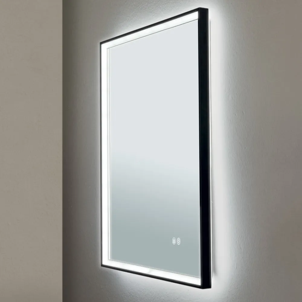 ORION Møbel Og Interiør>Ramme LED-spejl, 45 x 60 cm, CCT, antidug, dæmpbar