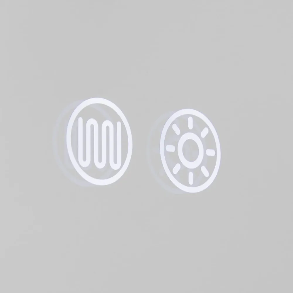 ORION Møbel Og Interiør>Ramme LED-spejl, 45 x 60 cm, CCT, antidug, dæmpbar