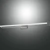 Rapallo LED-væglampe, krom, IP44, 80 cm^Fabas Luce New