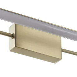 Fabas Luce Rapallo LED-væglampe, messing, IP44, 40 cm