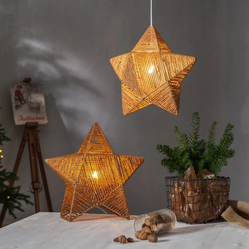 Rappe dekostjerne af papirsnører, hængende^STAR TRADING Clearance