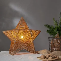 STAR TRADING Dekorationsbelysning|Julepynt>Rappe dekostjerne af papirsnører, stående