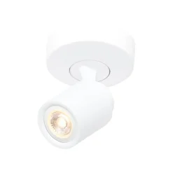 Freelight Loftlamper|Loftlamper>Razza loftspot, hvid, Ø 13 cm, metal